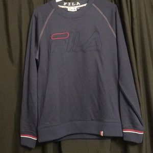 Oversized vintage Fila crew neck- UNISEX